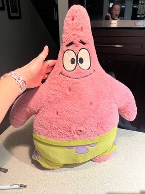 SpongeBob SquarePants Pink Patrick Star Plush with Green Shorts